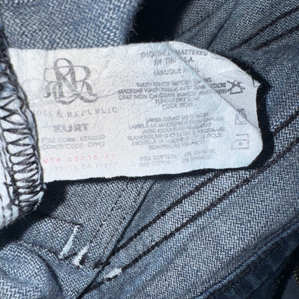 Rock & Republic Kurt Dark Wash Bootcut Jeans Size 27 - Picture 7 of 8